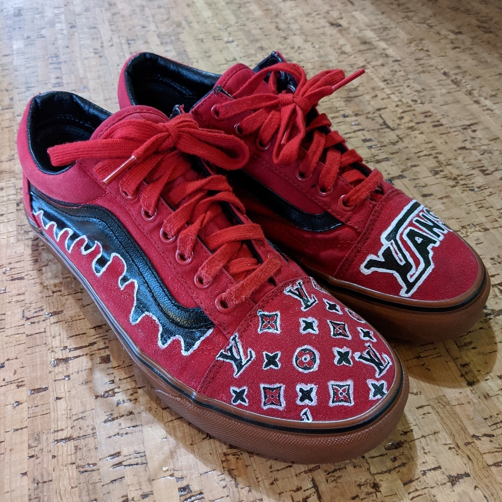 Vans x Louis Vuitton Custom Old School Vans